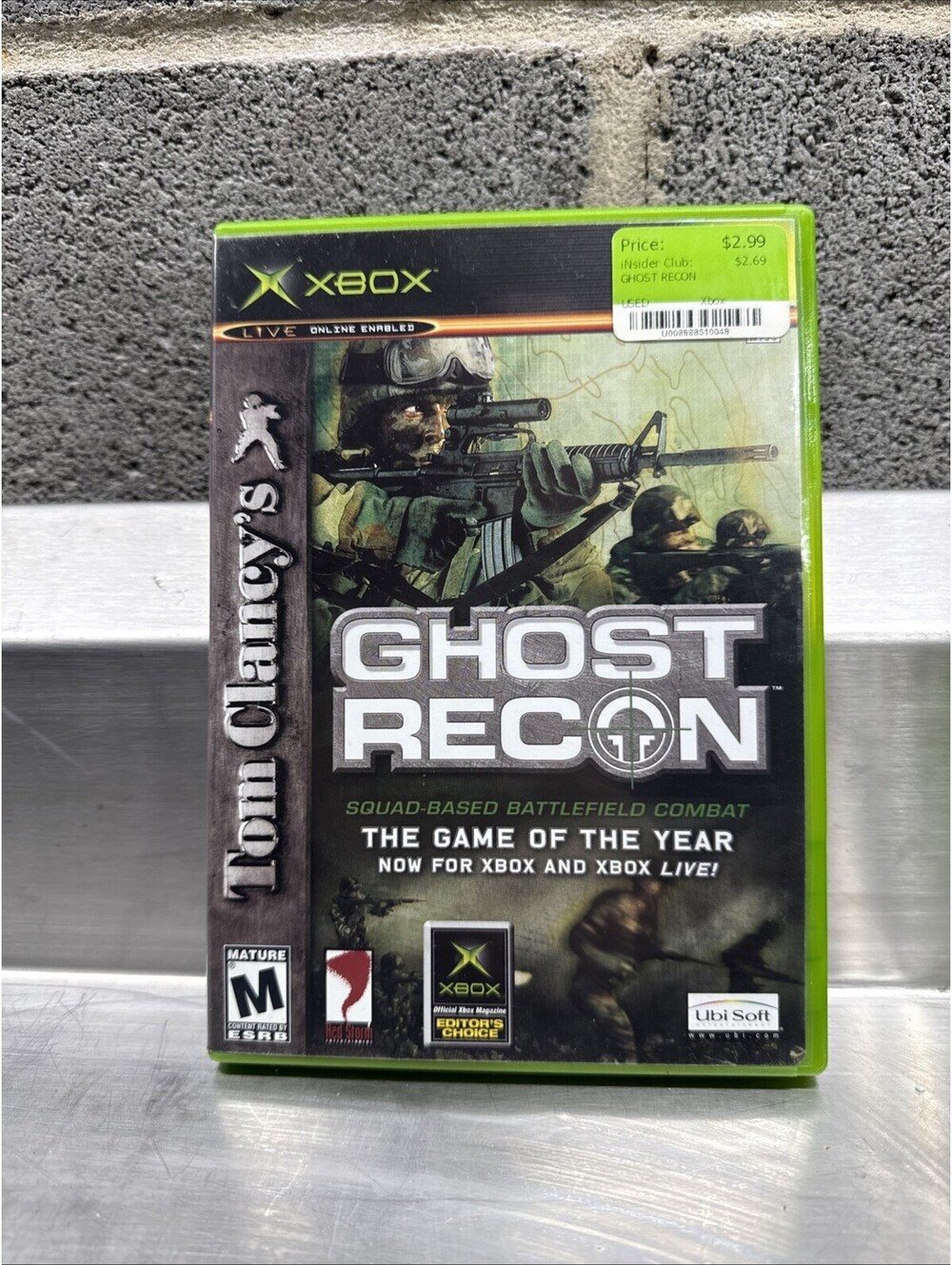 Ghost Recon (Original Xbox) Black Label CIB COMPLETE